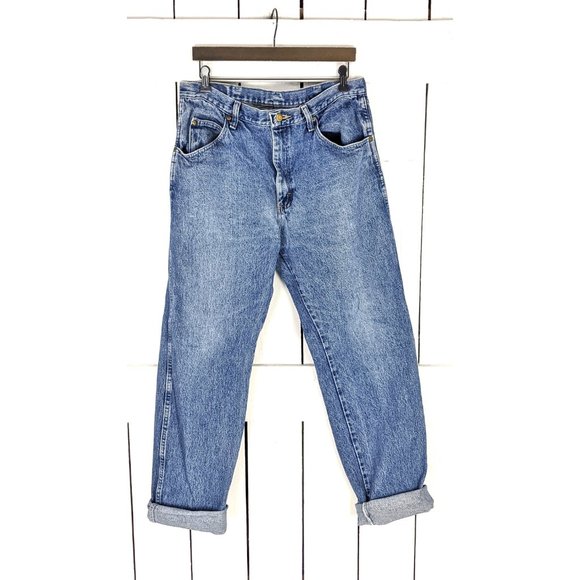 Wrangler regular fit blue denim jeans - Picture 2 of 5